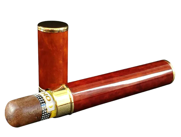 Retro Copper Humidor Cylinder