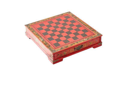 Antique Chess Set with Terracotta Warriors Design