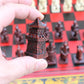 Antique Chess Set with Terracotta Warriors Design