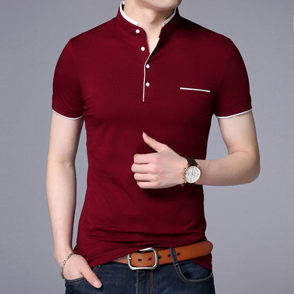 Polo Uni Coton Homme