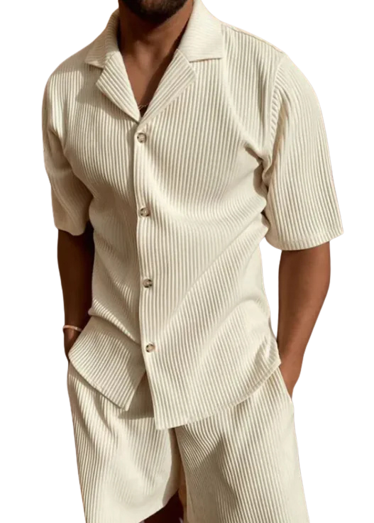 Men's Corduroy Polo Set