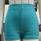 Shiny Shorts Tight Pants