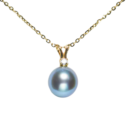Lustrous Sea Pearl Pendant Necklace