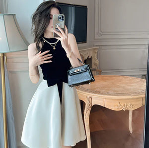 Vintage Elegant Strapless A-Line Dress for Women