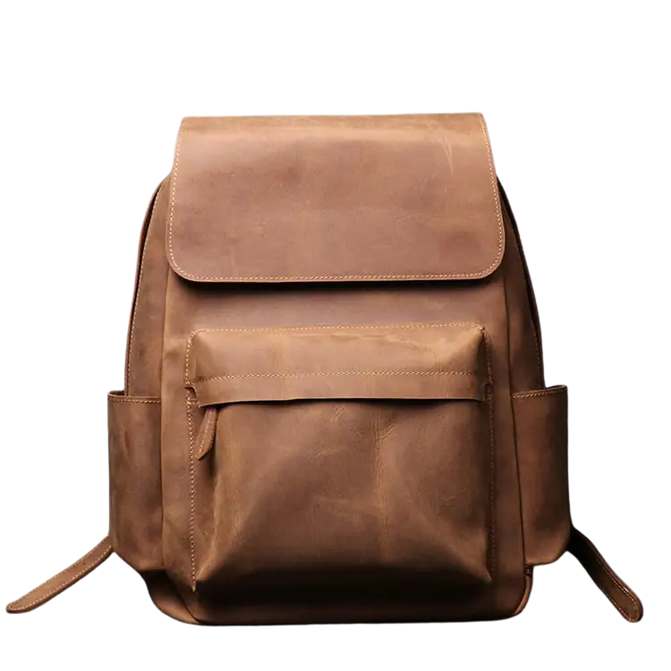 Retro Leather Backpack