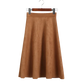 Suede Midi Skirt