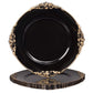Antique Gold Charger Plate 13in 6set