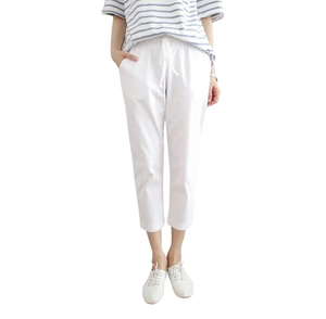 High-Waisted Loose Fit Linen Pants
