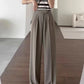 Wide-Leg Dragon Fruit Suit Pants for Women
