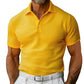Polo Jacquard Slim Fit Homme
