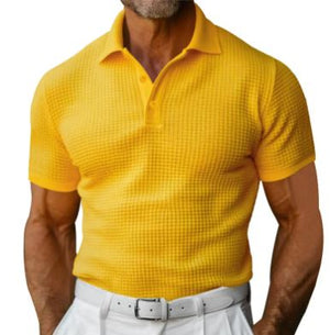 Polo Jacquard Slim Fit Homme