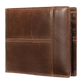 Leather Wallet with Patchwork