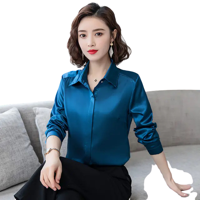 Silk Shirt for Women Office Style