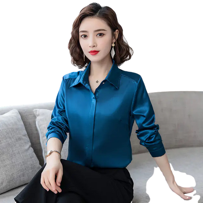 Silk Shirt for Women Office Style
