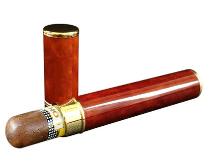 Retro Copper Humidor Cylinder