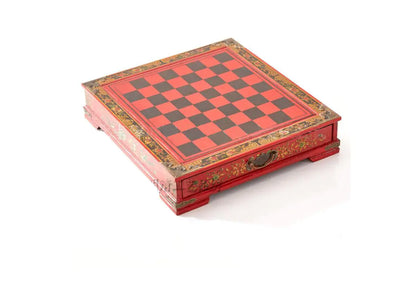 Antique Chess Set with Terracotta Warriors Design