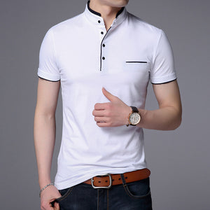 Polo Uni Coton Homme