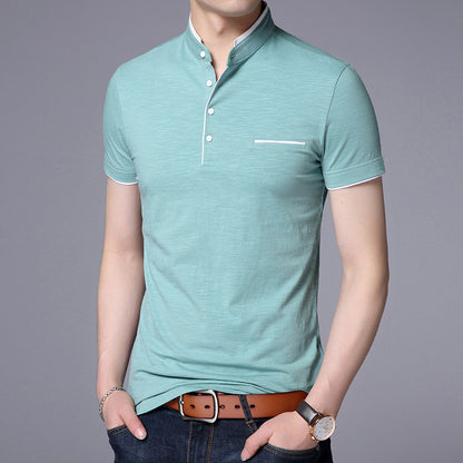 Polo Uni Coton Homme