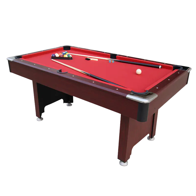 Pool Table with Multi-Color Cues
