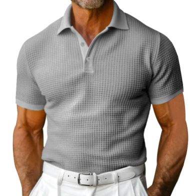Polo Jacquard Slim Fit Homme