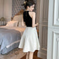 Vintage Elegant Strapless A-Line Dress for Women