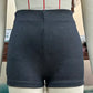 Shiny Shorts Tight Pants