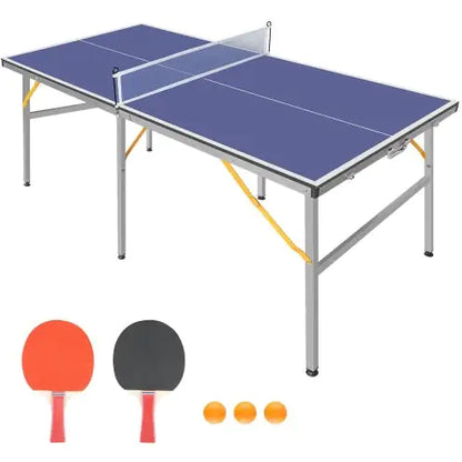 6ft Mid-Size Table Tennis Table