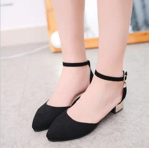 Versatile Women's Heels and Flats with Rhinestones