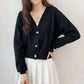 Short Cardigan Sweater Top