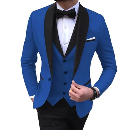Men's Suit Three Piece Business Suit