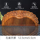 Vintage Green Sandalwood Carved Combs