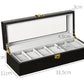 Wooden Vintage Watch Box with Display Window (Five Slots)