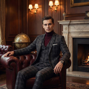 Motif Prince-de-Galles Trois Pièces