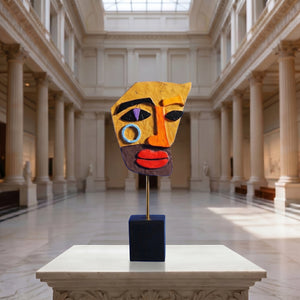 Sculpture Visage Abstrait
