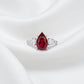 Parure Rubis Or Blanc