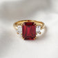 Bague Rubis & Diamants Or