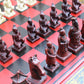 Jeu d'échecs en Terre Cuite