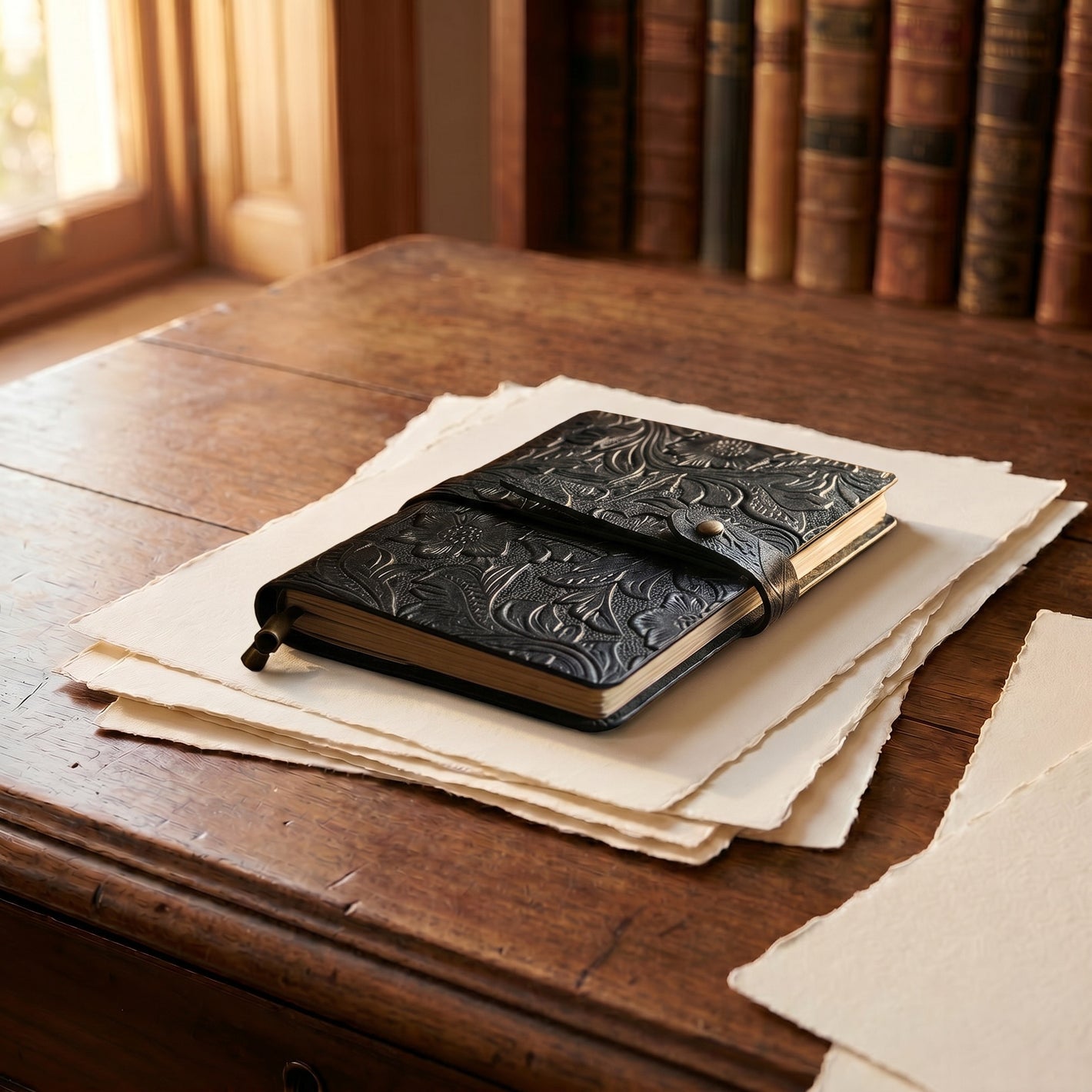 Carnet en Cuir Vintage Grave