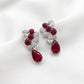 Parure Rubis Or Blanc