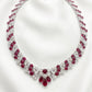Parure Rubis Or Blanc