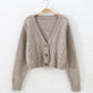 Short Cardigan Sweater Top
