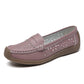 Leather Slip-On Shoes for Women