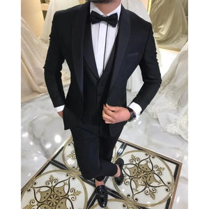 Men's Suit Three Piece Business Suit
