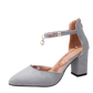 Versatile Women's Heels and Flats with Rhinestones