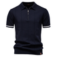 2025 Summer Men's Knit Cotton Polo Shirt (One Piece)