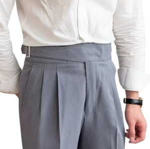Men's Belt Skinny Casual Suit Pants