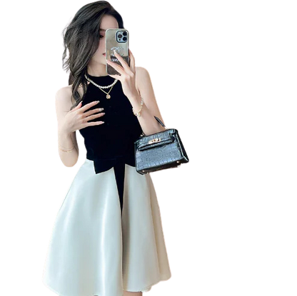 Vintage Elegant Strapless A-Line Dress for Women