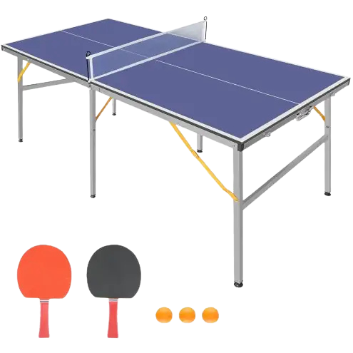 6ft Mid-Size Table Tennis Table