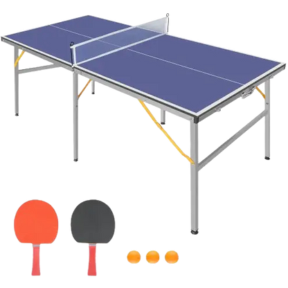 6ft Mid-Size Table Tennis Table