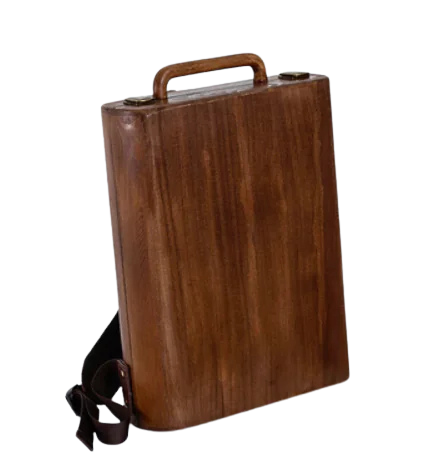 Handmade Wooden Schoolbag